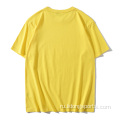 Чистый хлопок Цветные мужские футболки унисекс Пустая форма